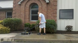 clean concrete